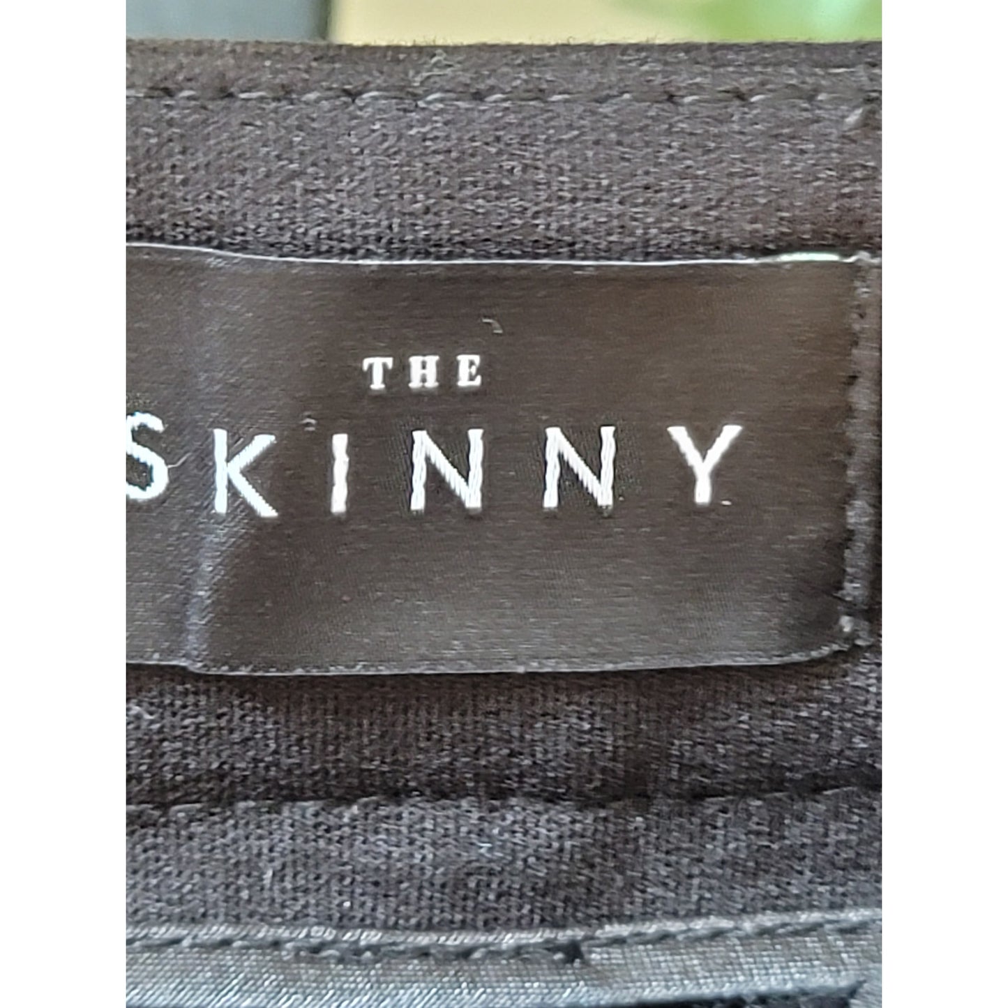 White House Black Market Skinny Pants Women's 0 Black Jacquard Stretch Slim Fit