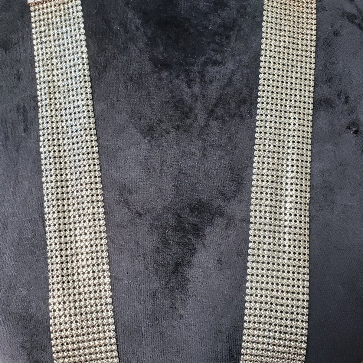 Womens Fashion Silver Tone Mesh Statement Necklace with Lobster Clasp