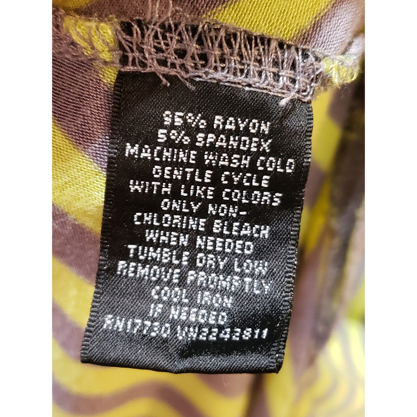 Mossimo Long Maxi Dress Womens XS Green Gray Striped Stretch Rayon Summer V Neck