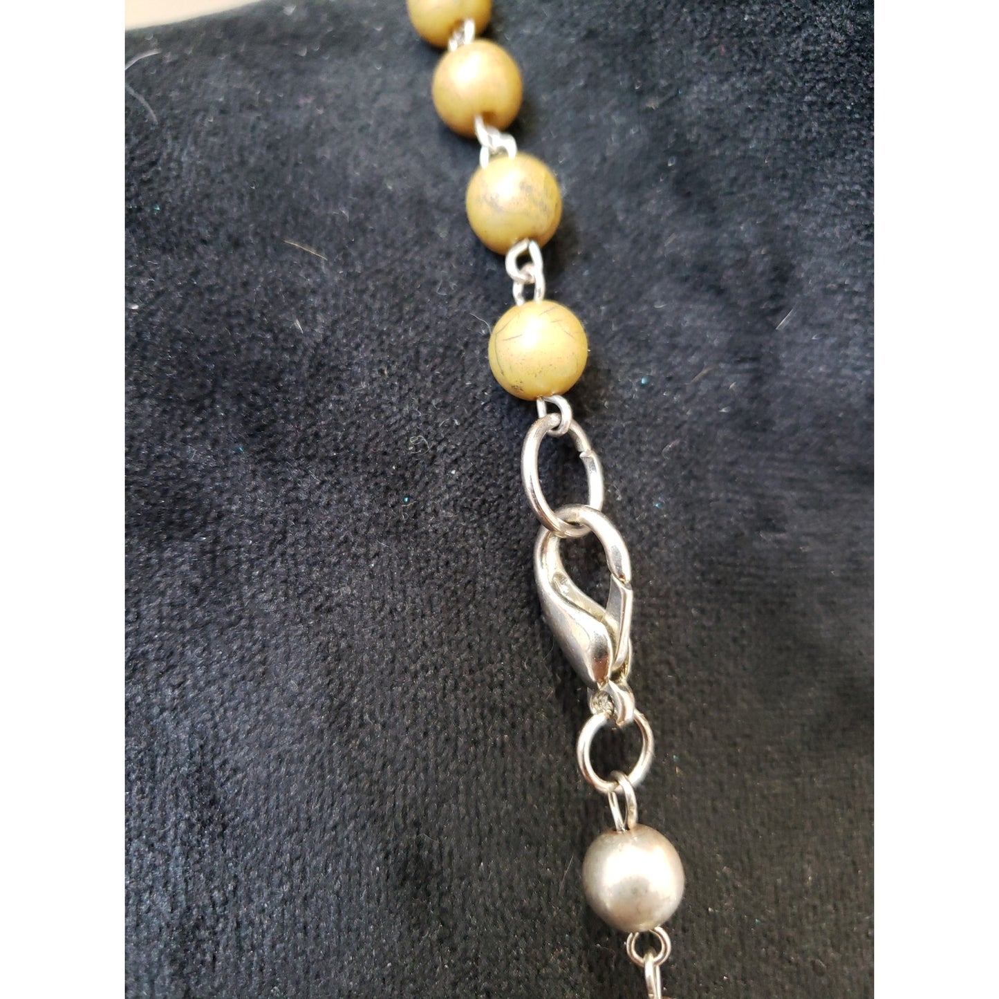 Women's Long Beaded Necklace with Turquoise and Earth-Tone Gemstone Accents