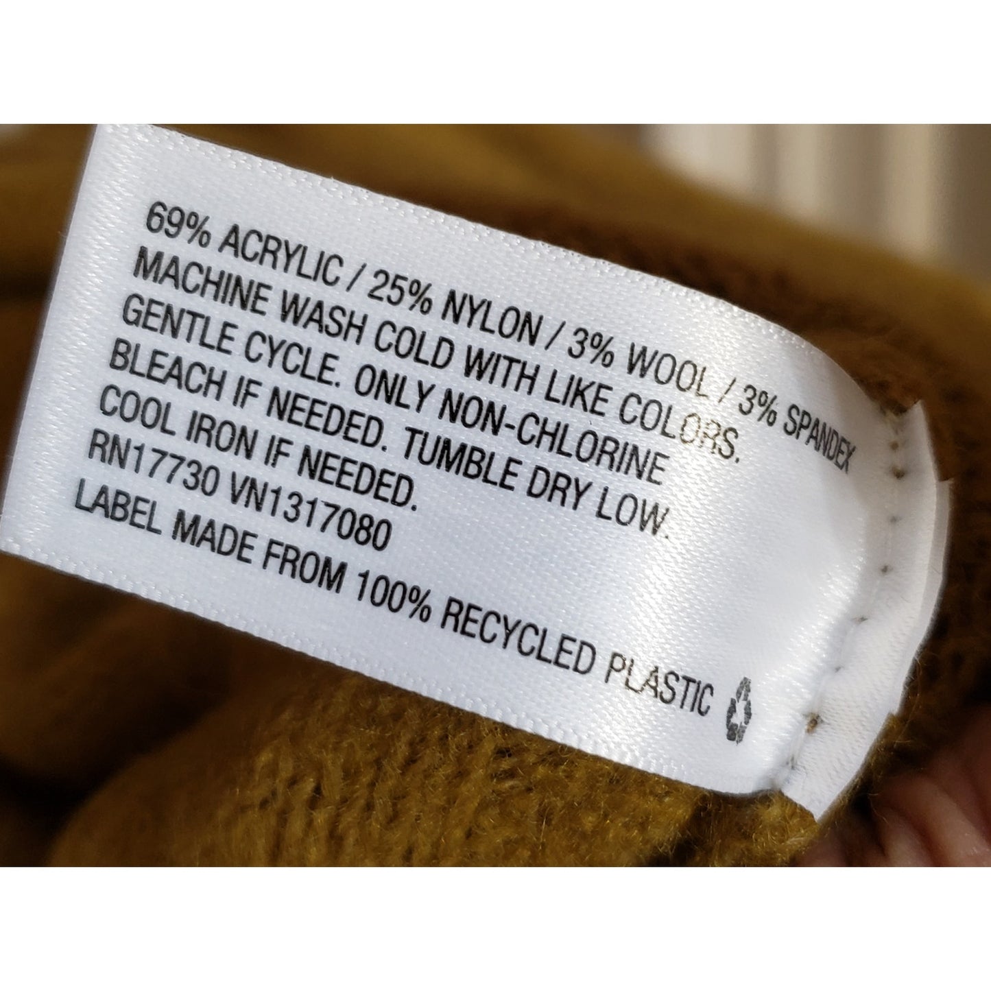 A New Day Sweater Dress Women's XS Green Knit Long Sleeve Lightweight Mock Neck