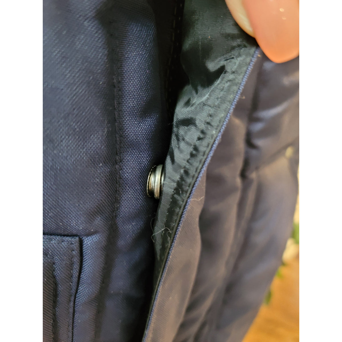 Walls Iron-Tuff Bib Men's Size Medium Navy Blue Blizzard Pruf Insulated Workwear