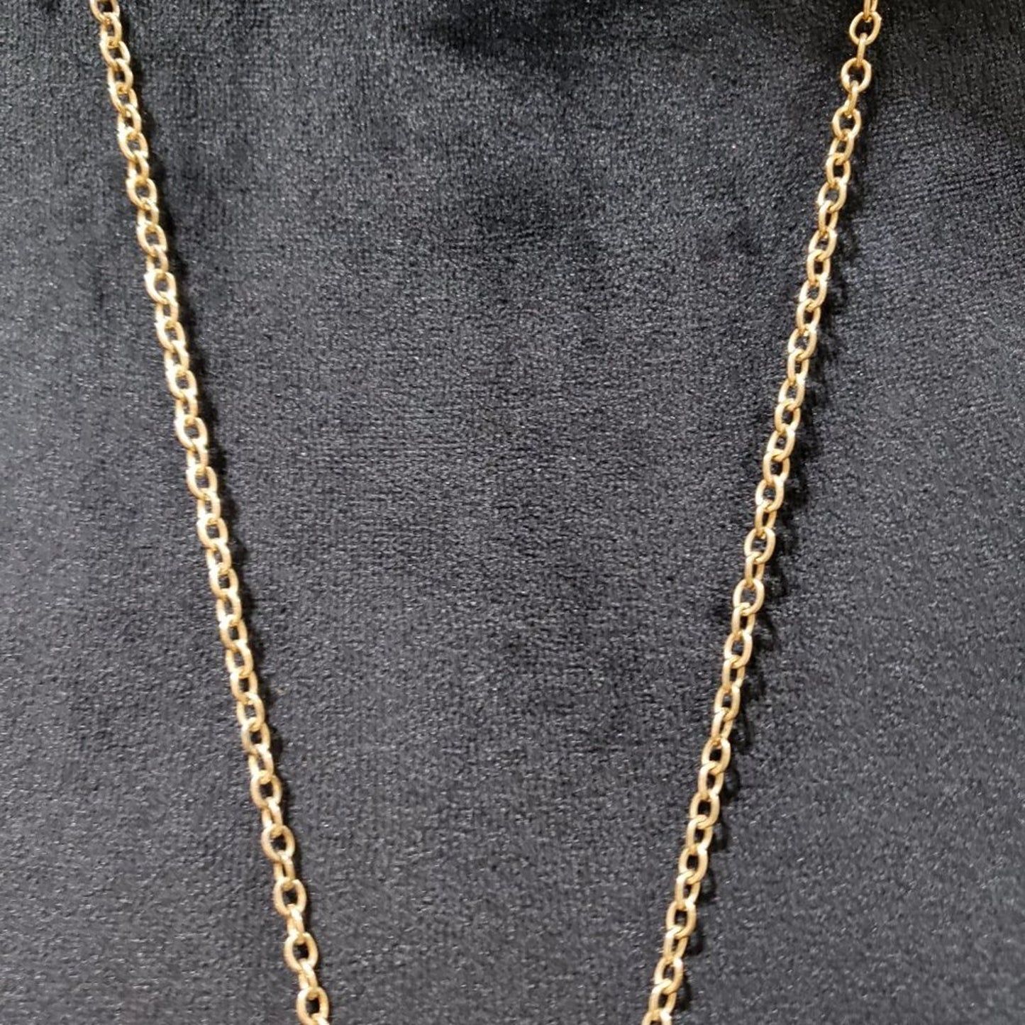 Womens Fashion Gold Tone Elephant Pendant Long Collar Necklace w/ Lobster Clasp