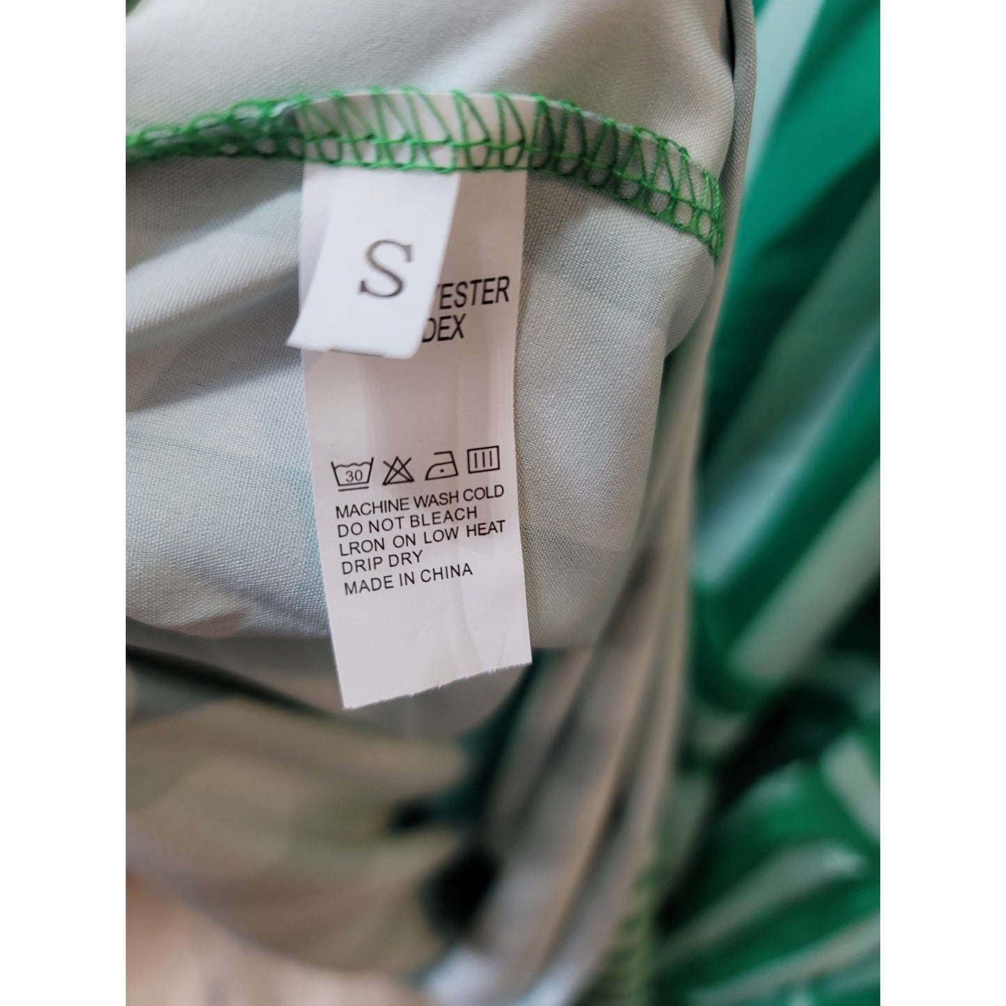 Boutique Maxi Dress Women Small Green White Striped Sleeveless Sundress