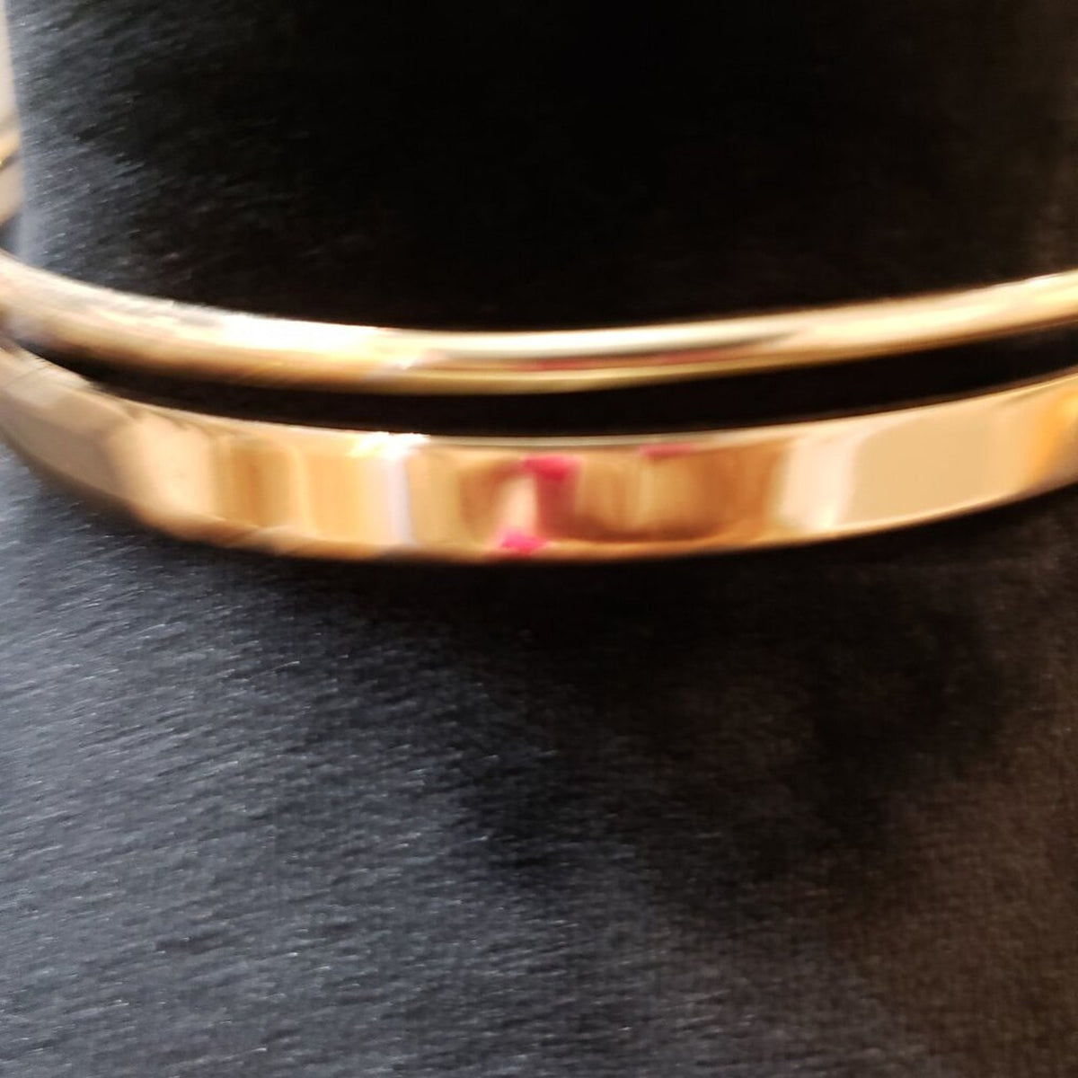 Aldo Womens Fashion Double Lines Gold Tone Choker Necklace with Lobster Clasp