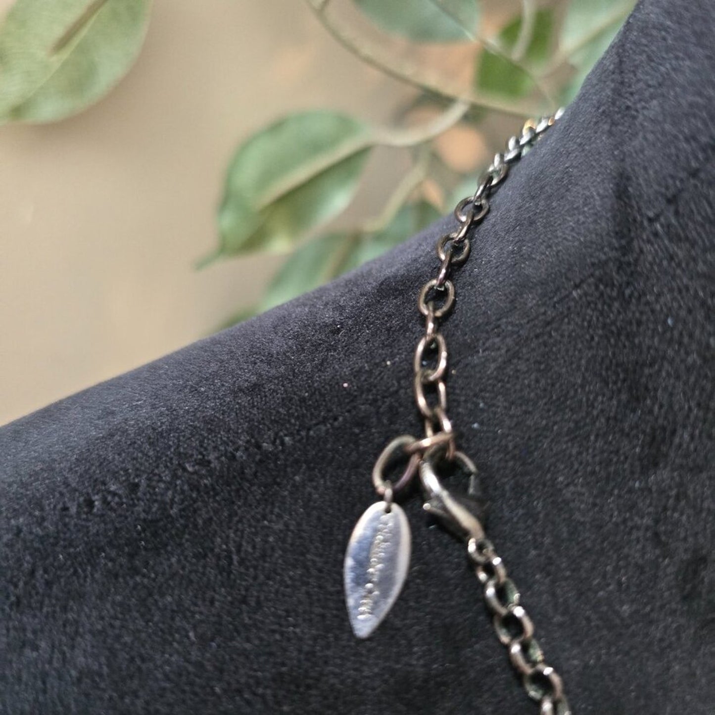 Womens Clear Crystal Stone Silver Tone Curb Chain Necklace with Lobster Clasp