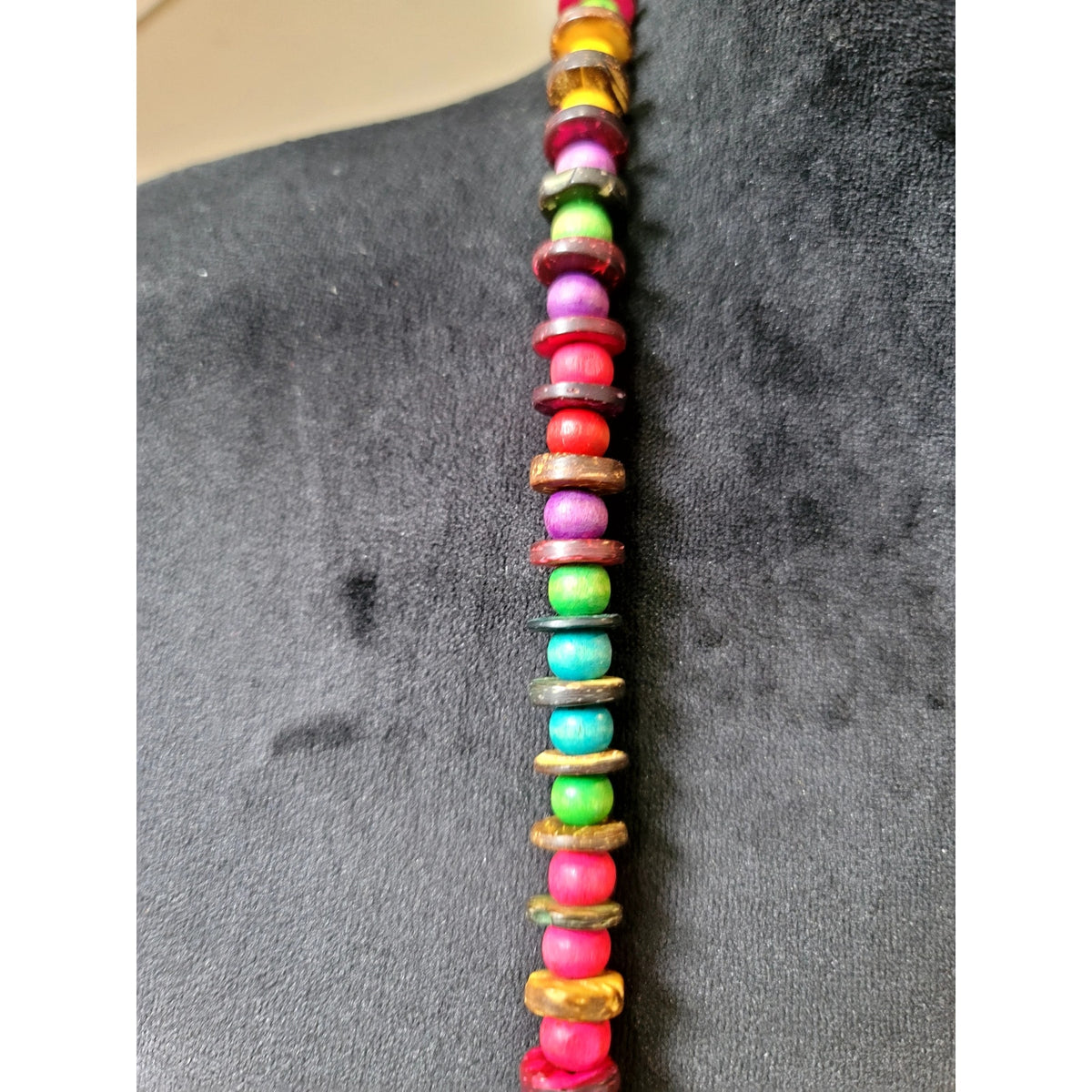 Multicolor Beaded Boho Statement Necklace Long Layered Tribal Festival Jewelry