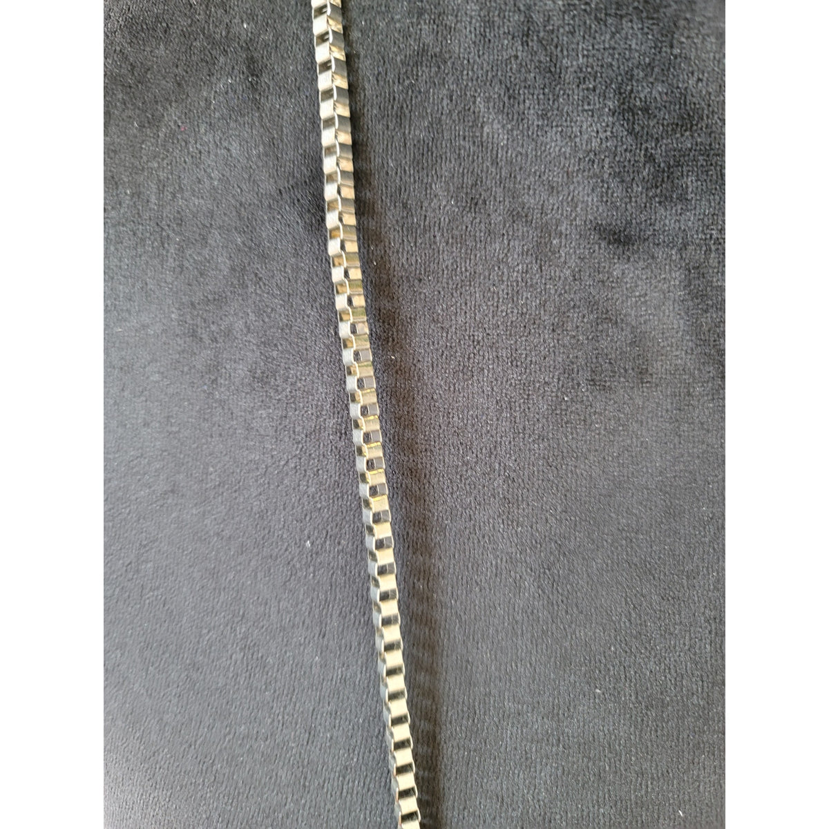 Women's Silver Industrial Chain Necklace With Clear Rectangular Crystal Accents