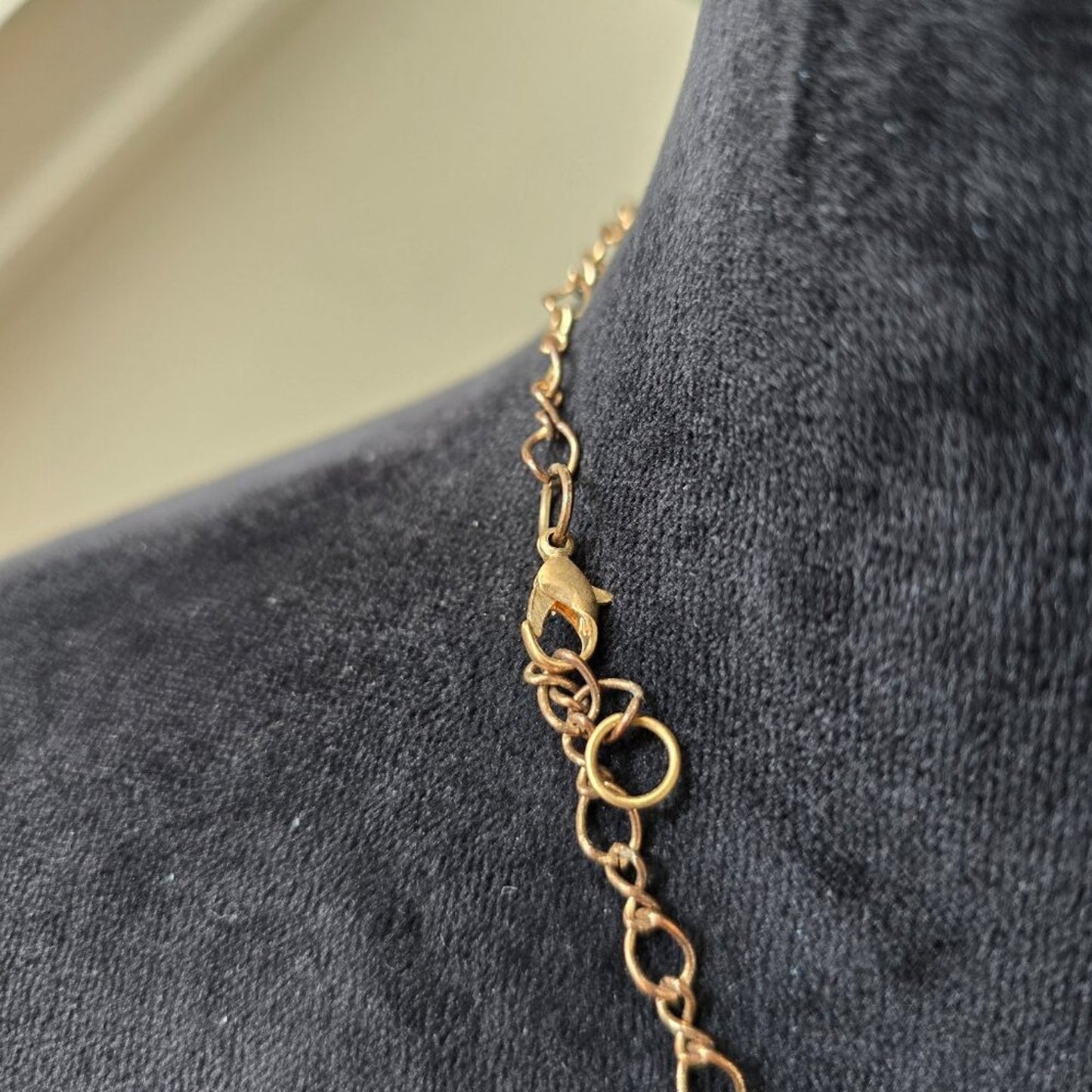 Womens Rhinestone Gold Tone Tussle Ball Orb Pendant Necklace with Lobster Clasp