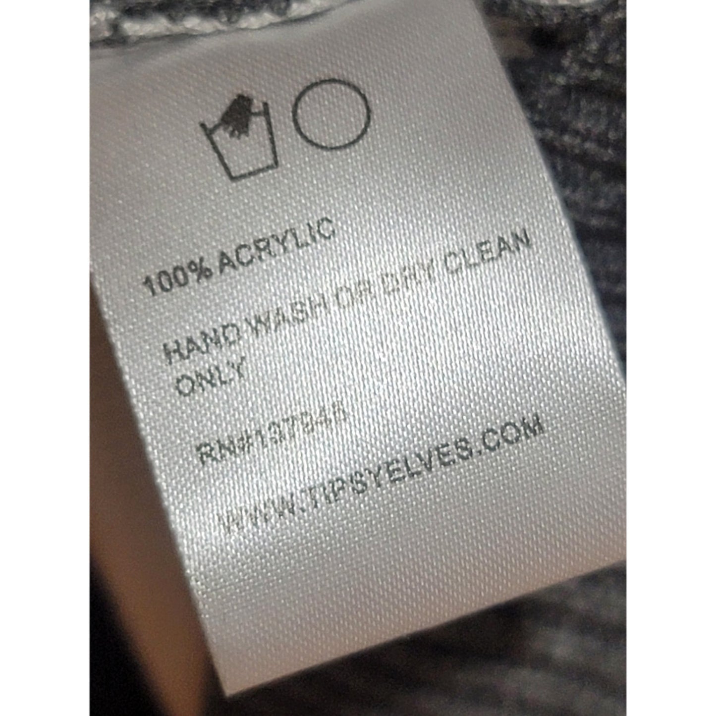 Tipsy Elves Christmas Sweater Women's Large Gray Snowman Long Sleeve Pullover