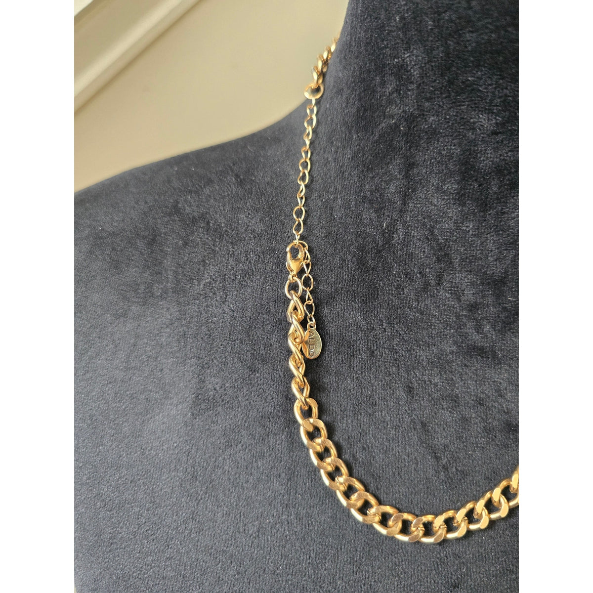 Black Gold Geometric Bib Statement Necklace