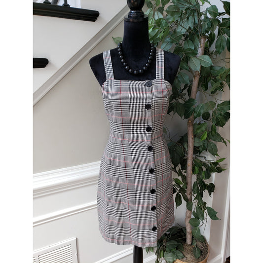 Altar'd State Knee Length Dress Women's Large Multicolor Square Neck Sleeveless