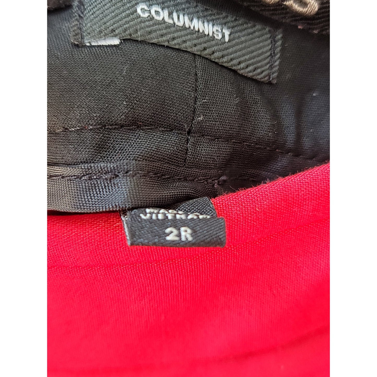 Express Columnist Pants Women's 2R Red Stretch Trousers Slim Fit Work Casual