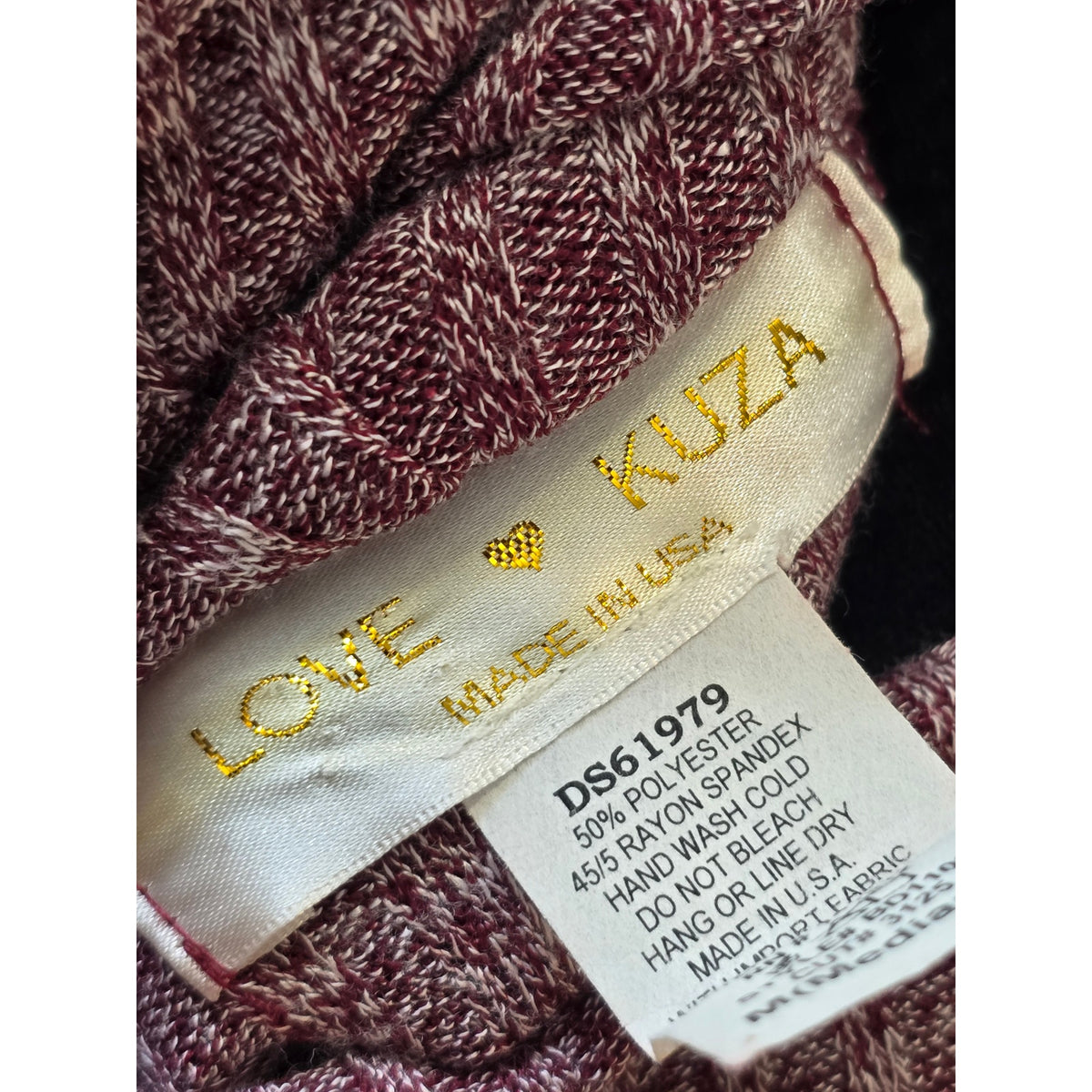 Love Kuza Sweater Dress M Mauve Ribbed Knit Cowl Neck Cold Shoulder Curved Hem