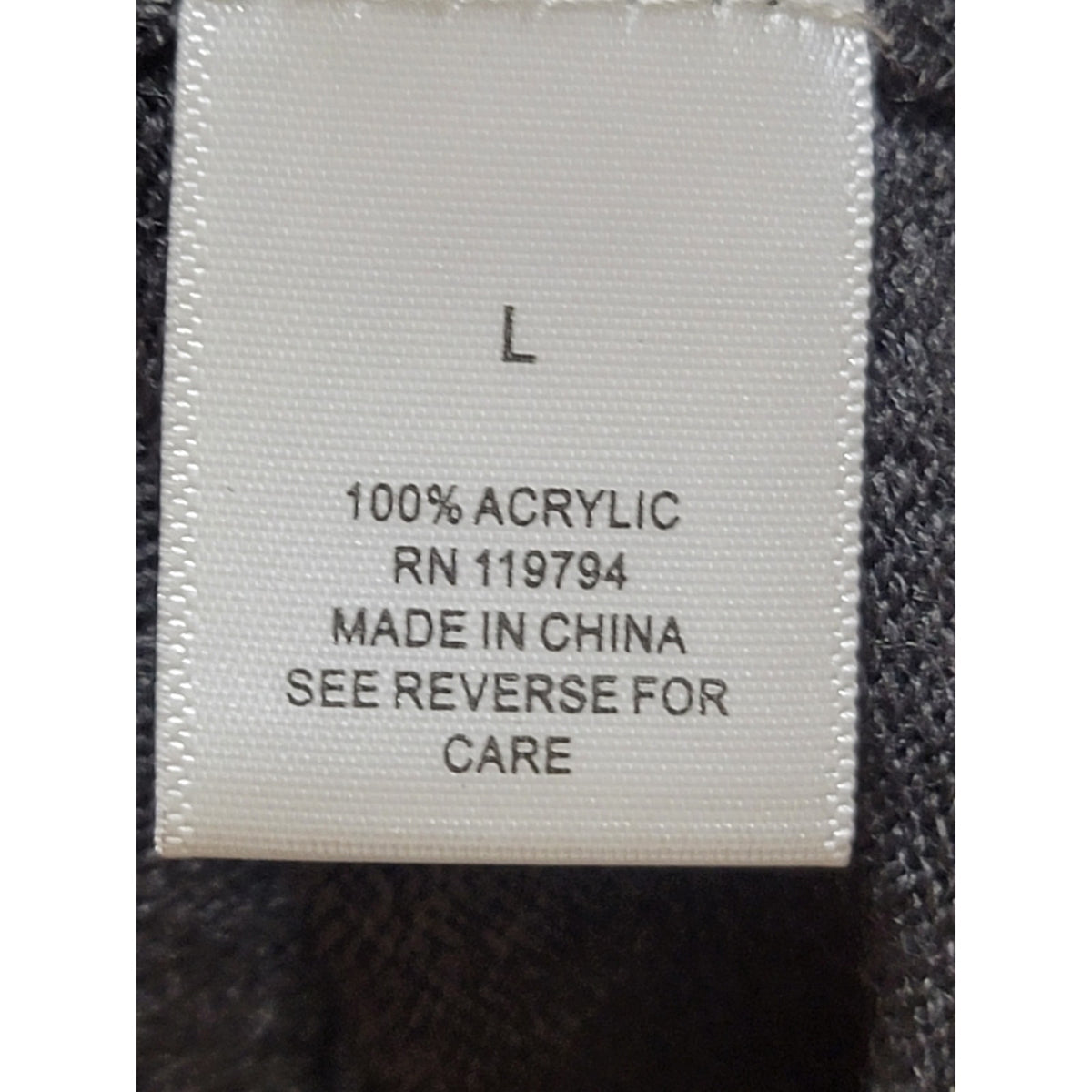 One World Longline Cardigan Sweater Women's Large Gray Buckle Front Long Sleeve