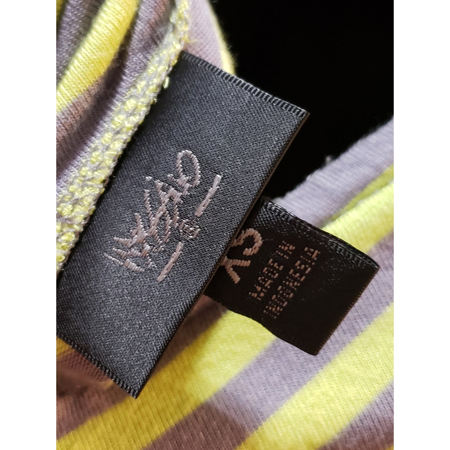 Mossimo Long Maxi Dress Womens XS Green Gray Striped Stretch Rayon Summer V Neck