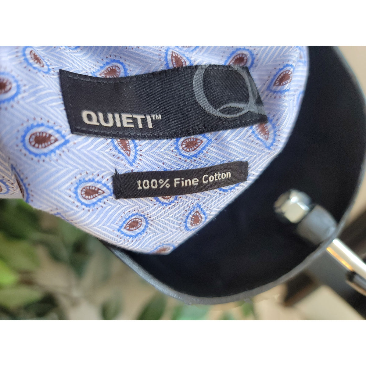 Quieti Button-Down Shirt Men's Size X-Large Sky Blue 100% Cotton Long Sleeves