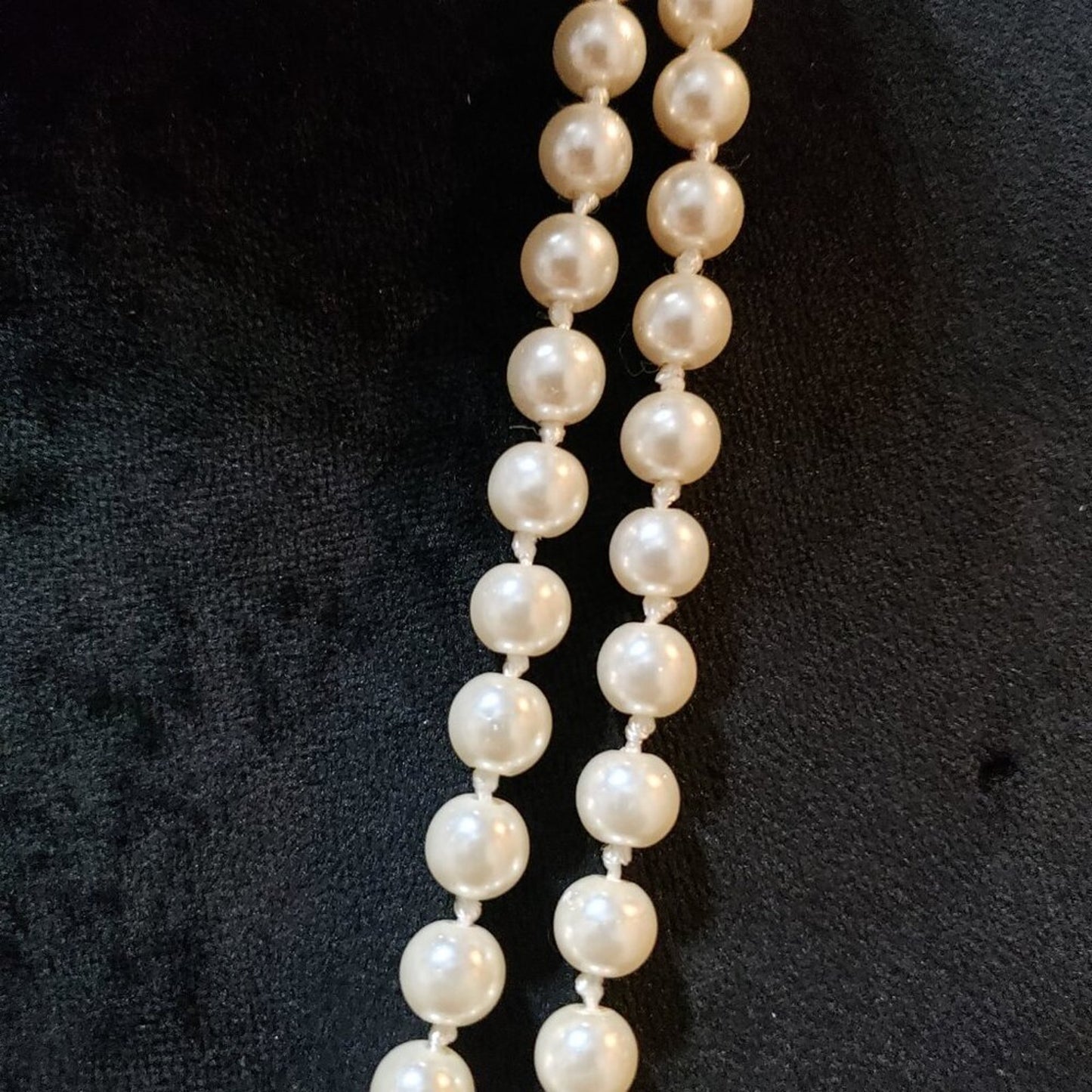 Womens Fashion Ivory Baroque Flapper Pearl Long Statement Necklace Jewelry