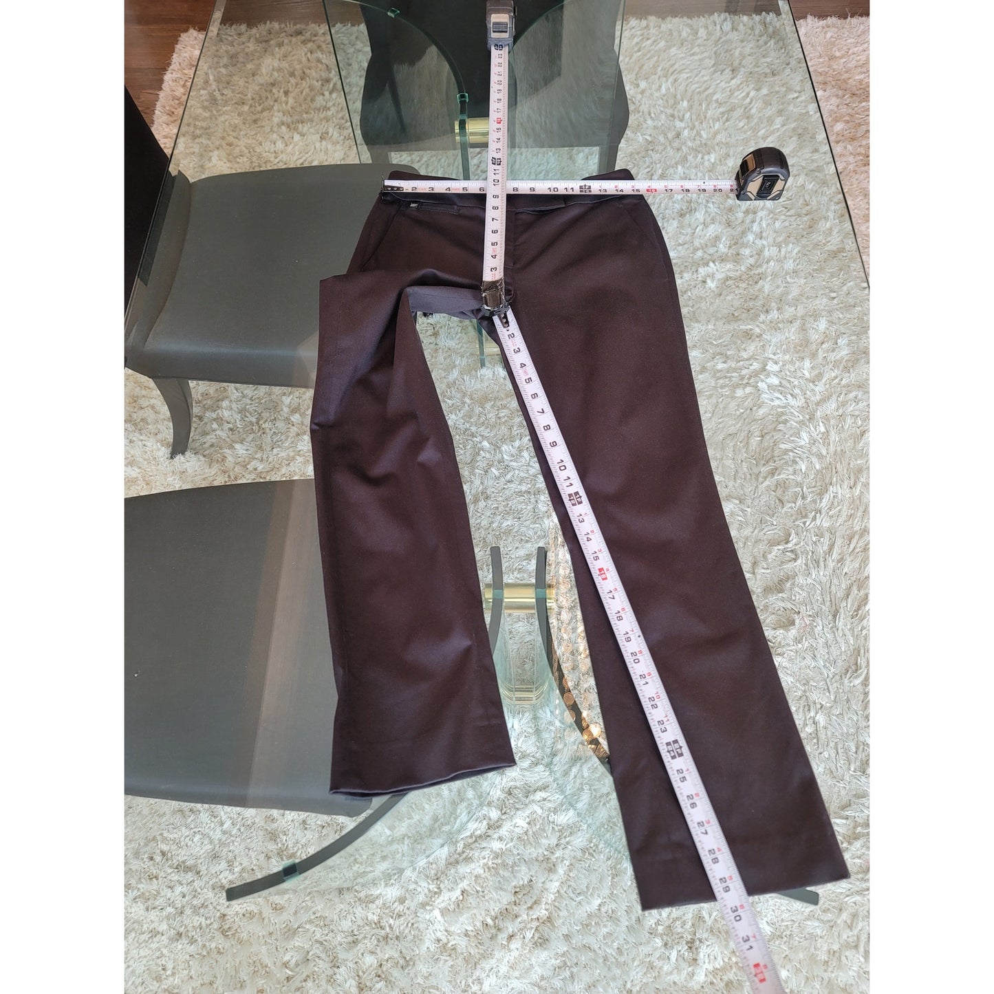 White House Black Market Pants Women's 4R Black Sleek Boot Stretch Work Trousers