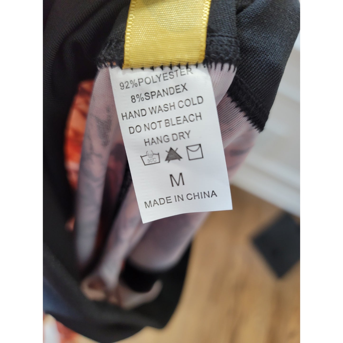 Dolce Bonita Activewear Three Piece Set Women Medium Orange Black Tracksuit