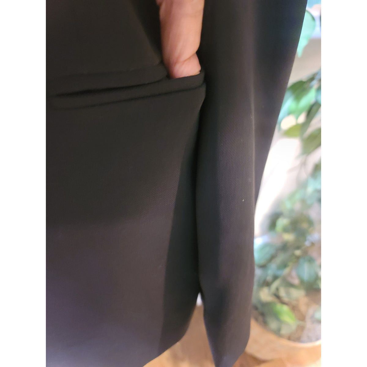 J.Crew Going Out Blazer Women SZ 0 Black Single Button Shawl Collar Besom Pocket
