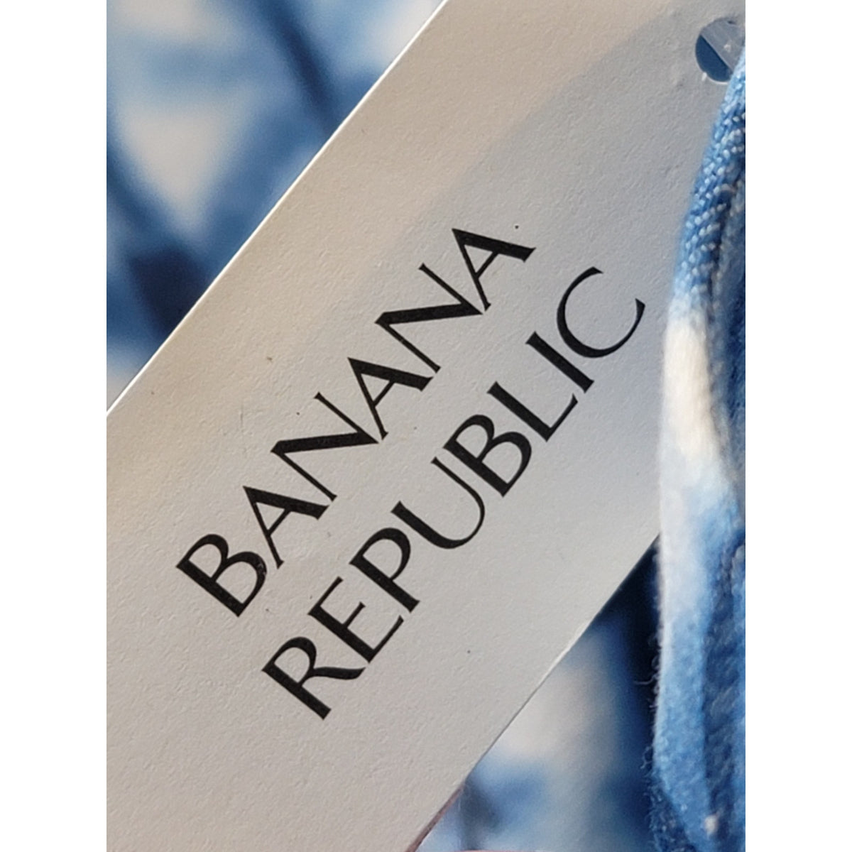 Banana Republic Pencil Skirt Women's Size 4 Blue Geometric Lined Back Zipper