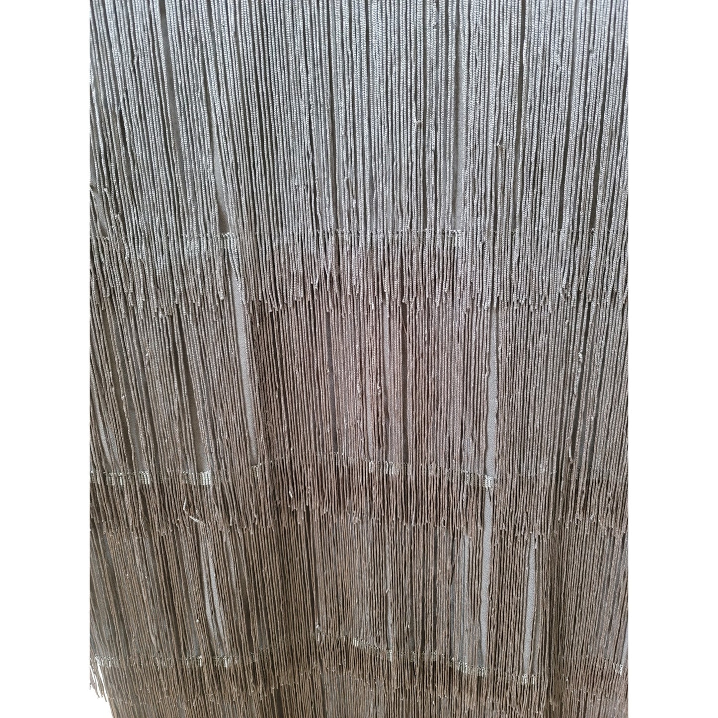 AOMEI Skirt Women's Size L Black Fringed Dance Midi Pleated Stretch Polyester