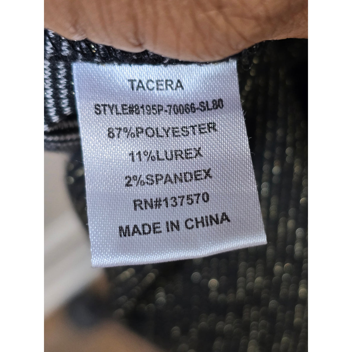 Tacera Shift Dress PXL Olive Green Stretch Scoop 3/4 Sleeve Casual Curved Hem