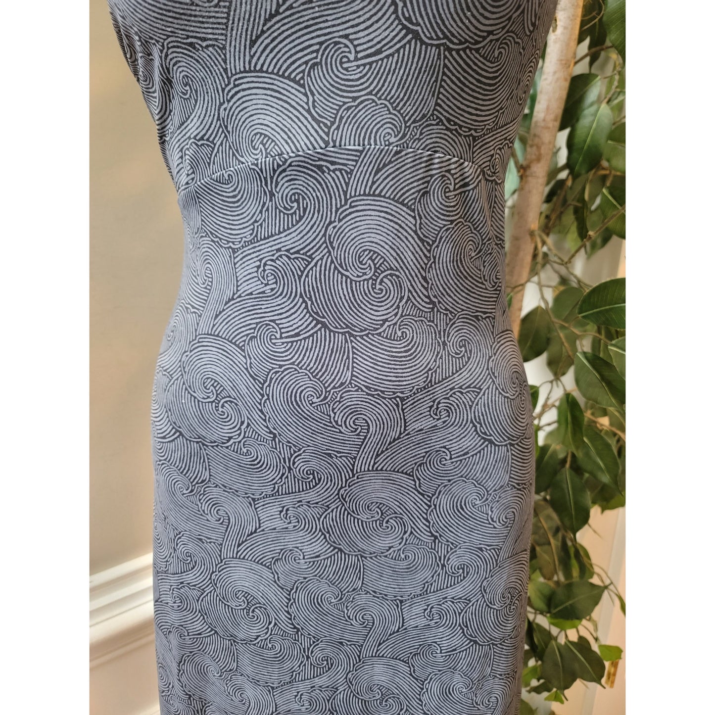 Columbia Dress Women S-P Gray Sleeveless Maxi Performance Fishing Gear