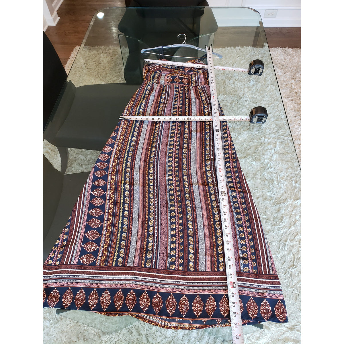Xhilaration Long Maxi Dress Womens S Multi Floral Adjustable Strap Sleeveless