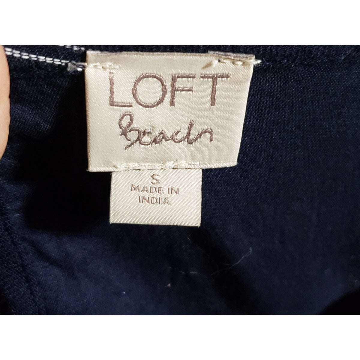 LOFT Maxi Dress Womens S Blue Striped Rayon Lined Tie Waist Cold Shoulder Sleeve