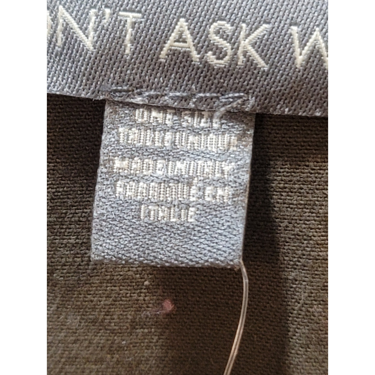 Dont Ask Why Military Jacket Women One Size Olive Green Button Front Long Sleeve