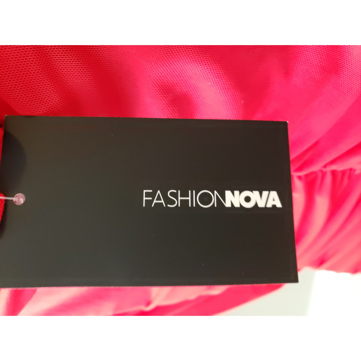 Fashion Nova Slinky Ruched Maxi Dress Womens S Red Cowl Neck Sheer Sleeve Lined