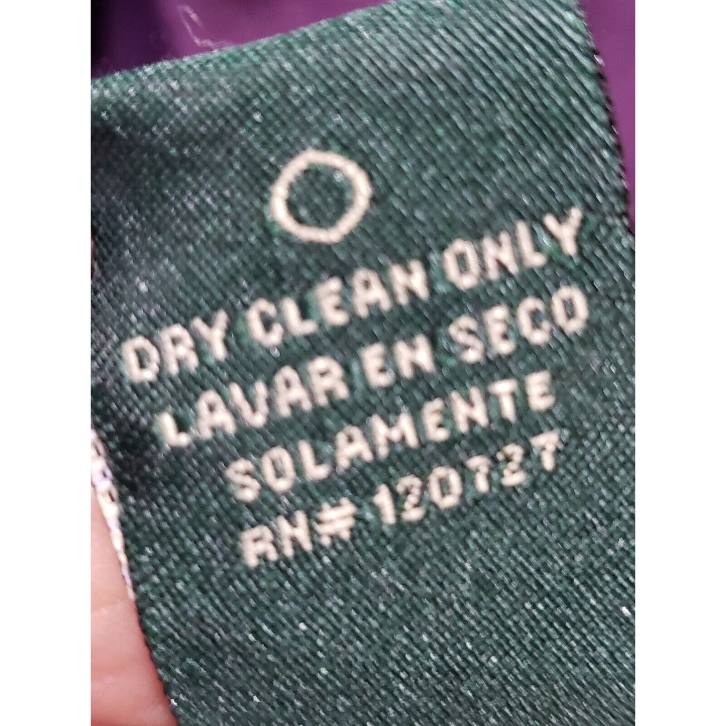 Harve Benard Women's Purple Solid Long Sleeve Blazer & Skirt 2 Piece Suit Large