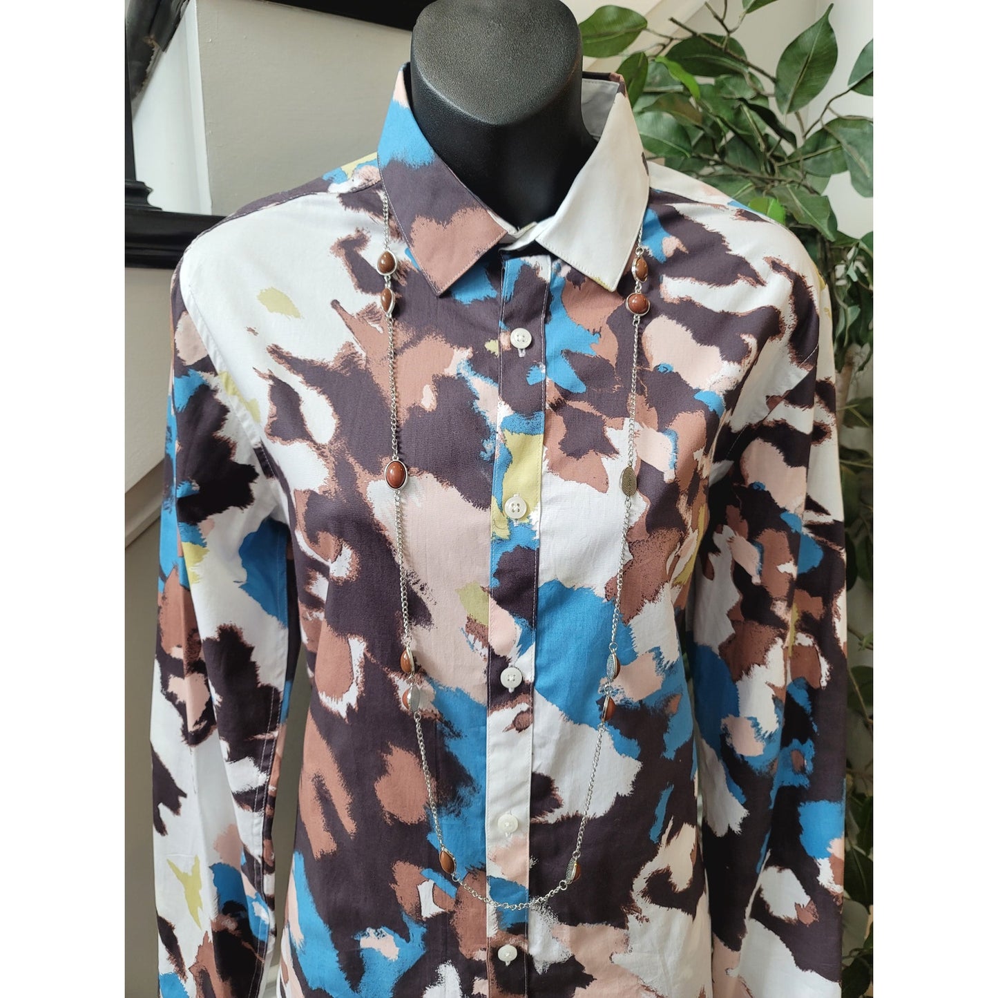 INC International Concepts 2 Piece Suit Womens Size Small Multicolor Long Sleeve