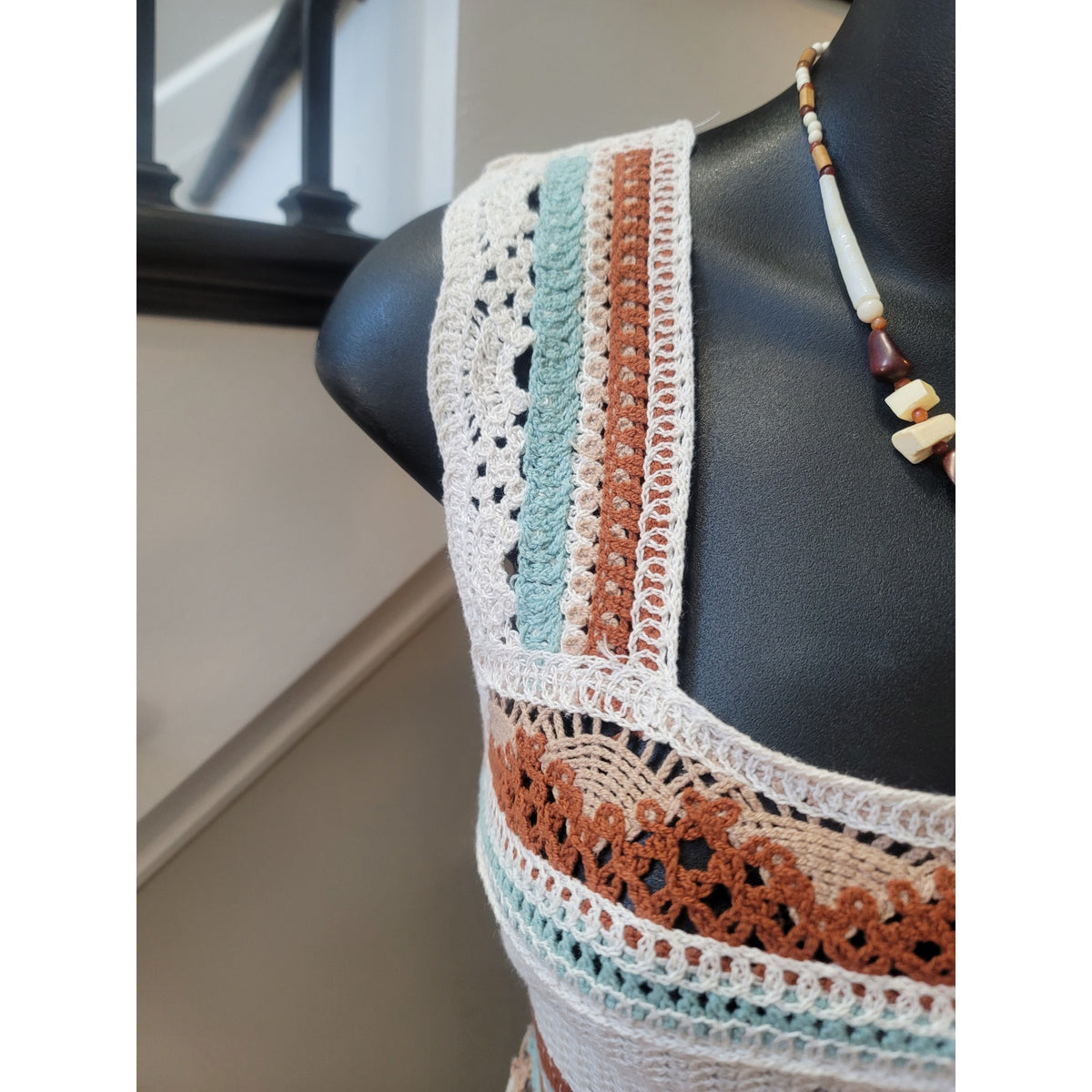 Rebellion 2 Piece Women's Multicolor Medium Open-Stitch Crochet High Waist Short
