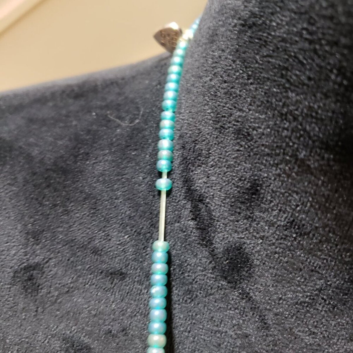 Made with Love Magnesite Turquoise Freeform Magnesite Slabs Beads Necklace