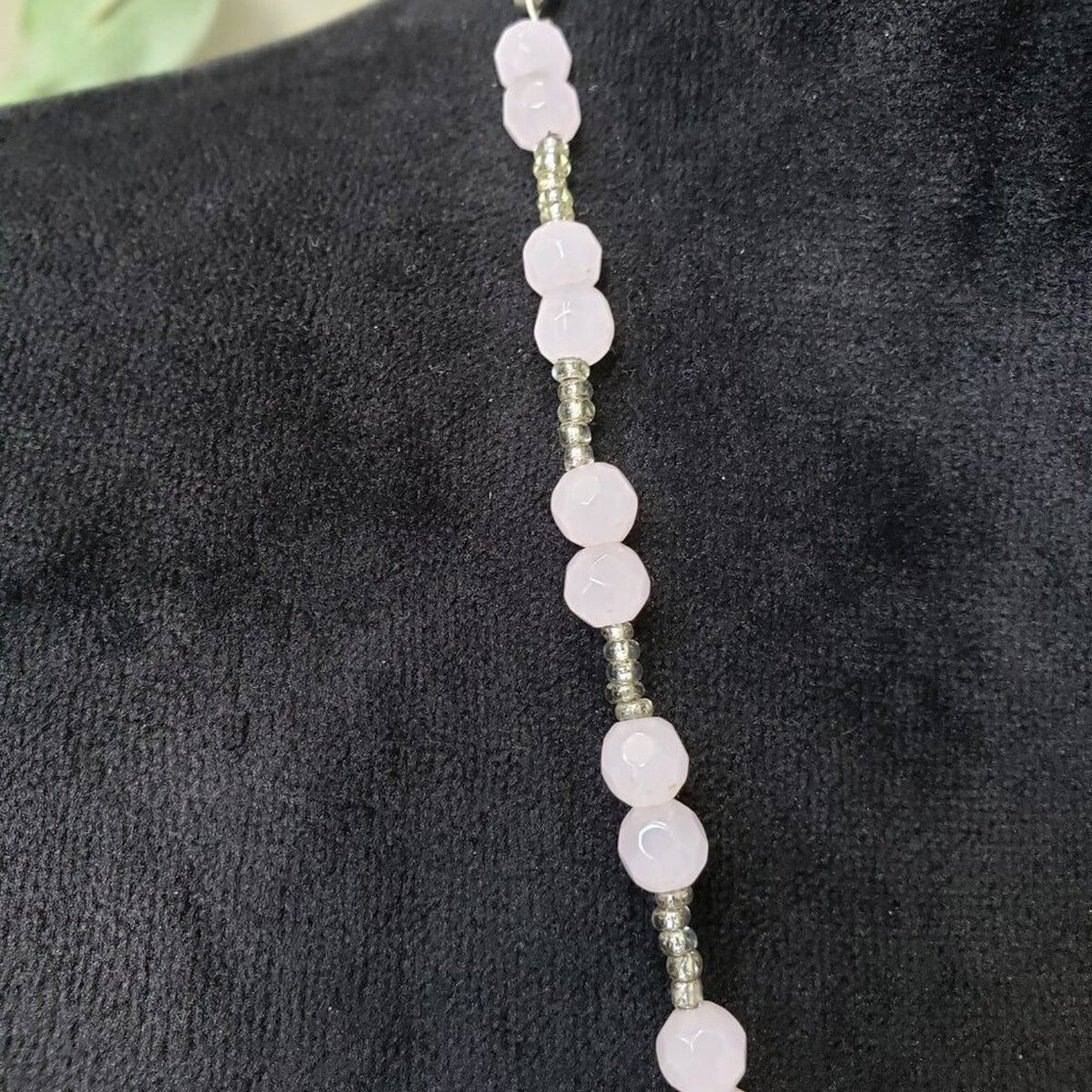 Womens Multicolor Pearl Crystal Necklace Jewelry with Tone Swirl Connector Women
