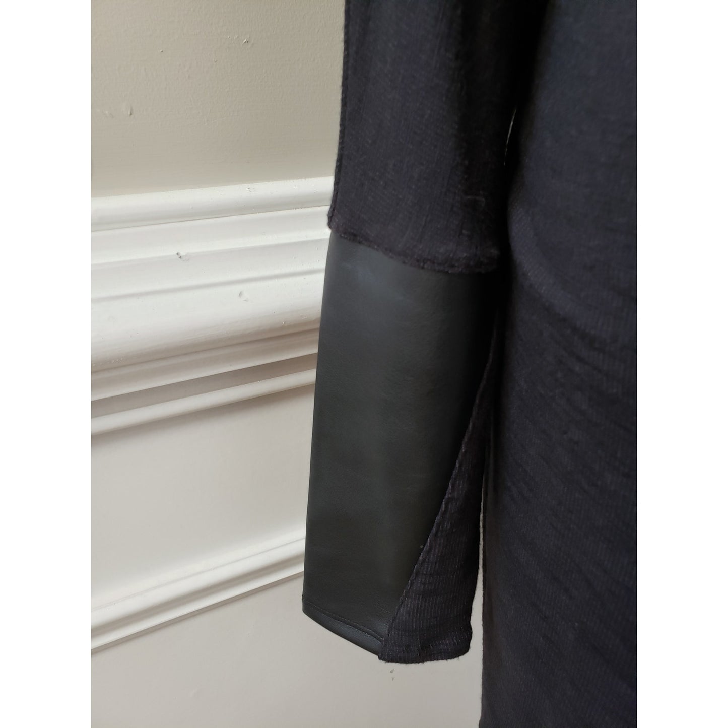 Express Sweater Dress Womens Small Black Stretch Long Sleeve Turtleneck Pullover