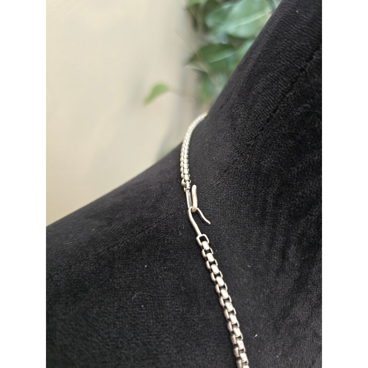 Long Silver and Gold Tone Rhinestone Statement Pendant Necklace