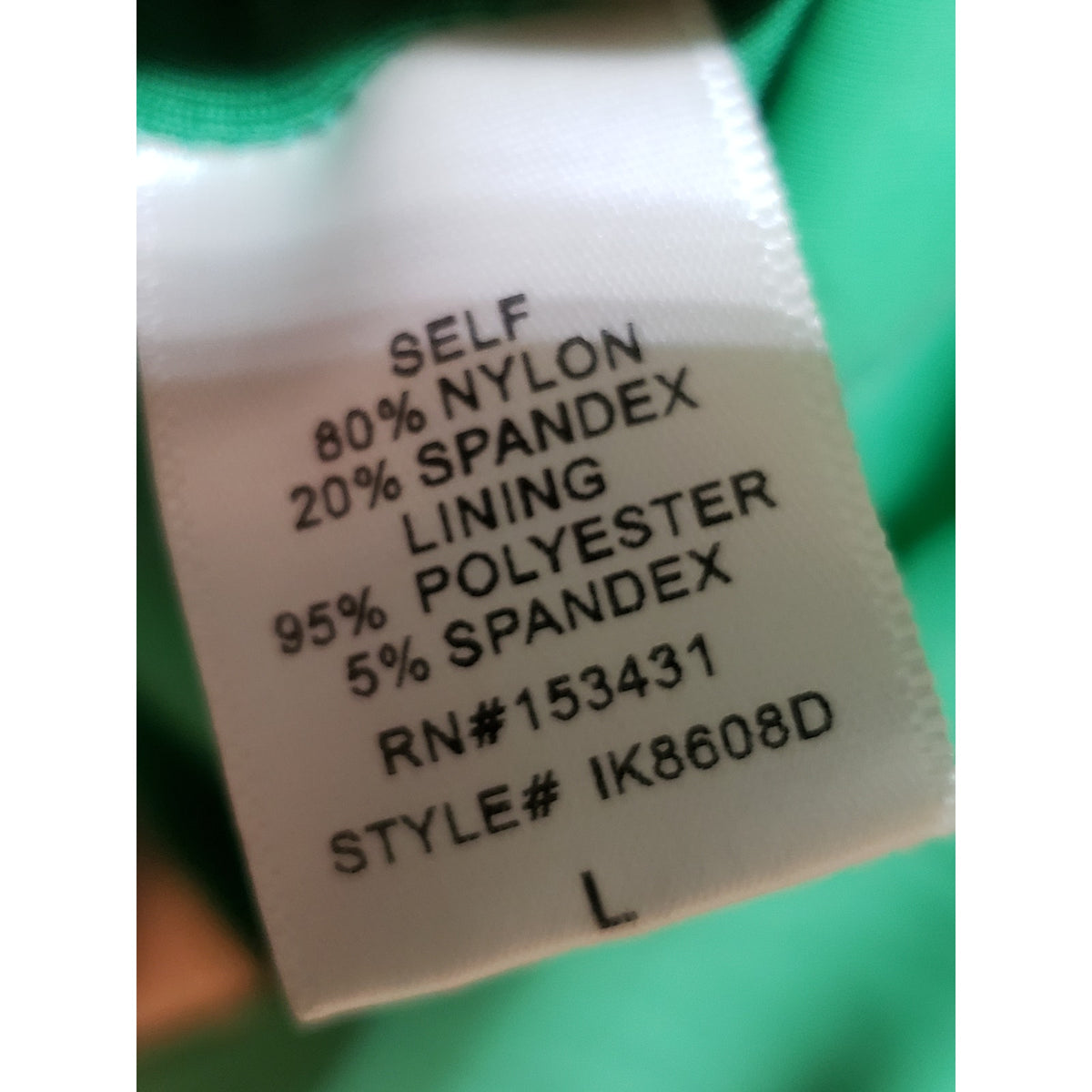 Meek Bodycon Dress Womens L Green Ruched Pleated Knee Length Sleeveless V Neck