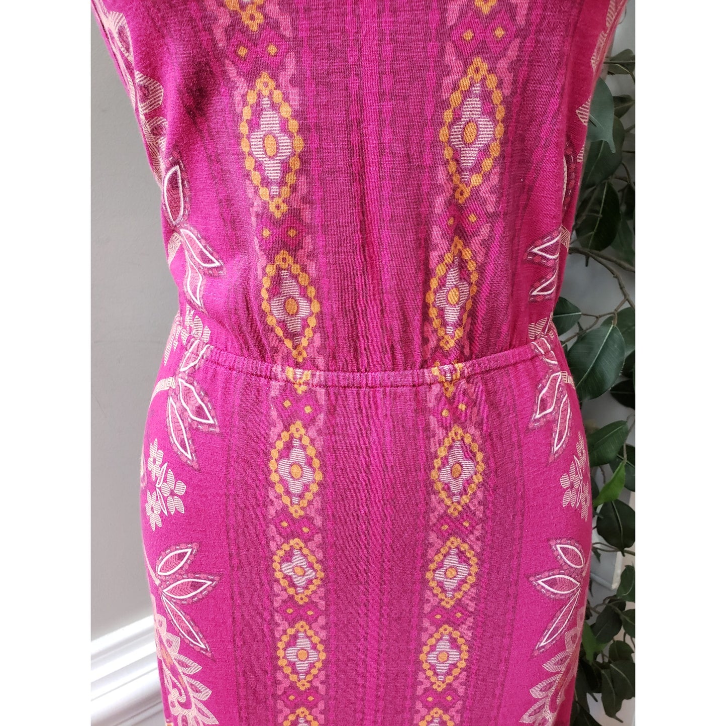 Sonoma Long Maxi Dress Women's Size Medium Purple Strap Round Neck Sleeveless