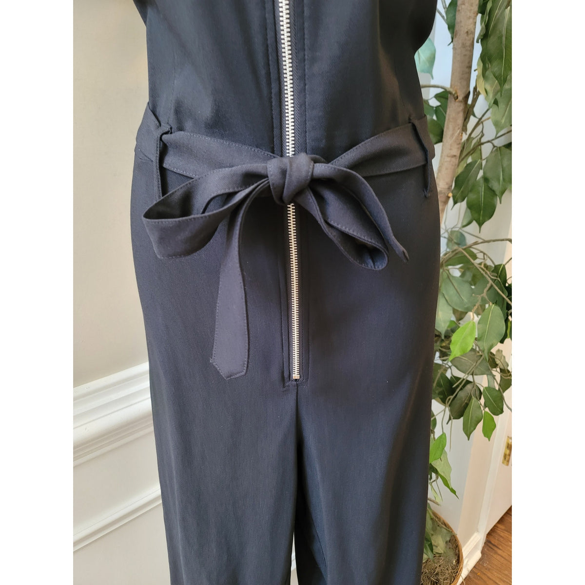 No Boundaries Jumpsuit Women’s Size XXL Black Short Sleeves Front Pockets