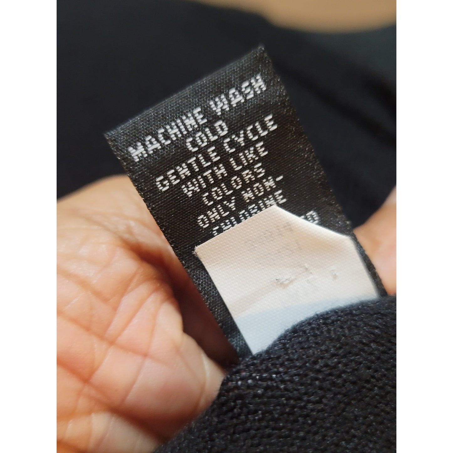 Alfani Sweater Women's Medium Black Floral Embroidered Long Sleeves Tunic