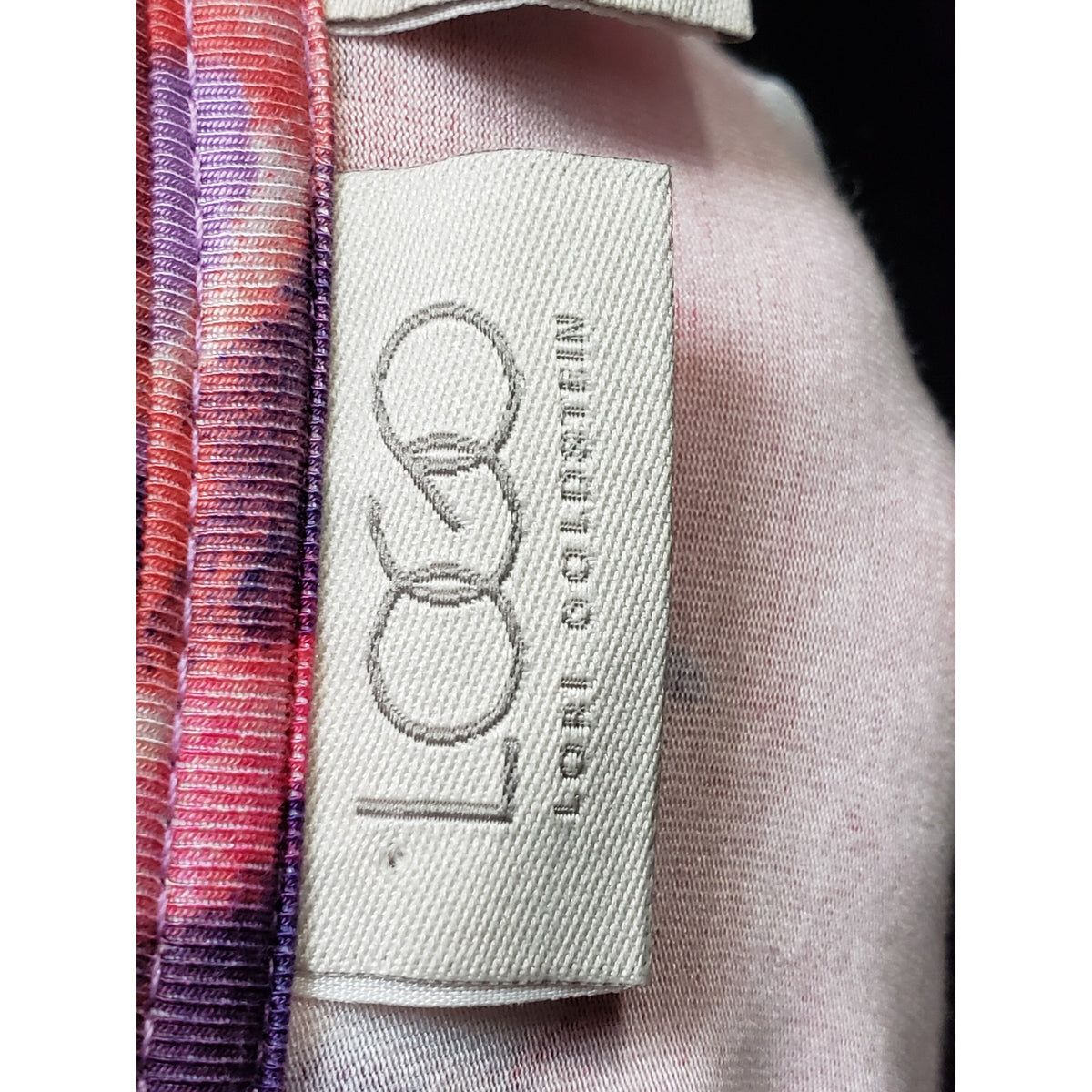LOGO by Lori Goldstein Dress Women 2X Multicolor Midi Stretch Soft Knit Casual
