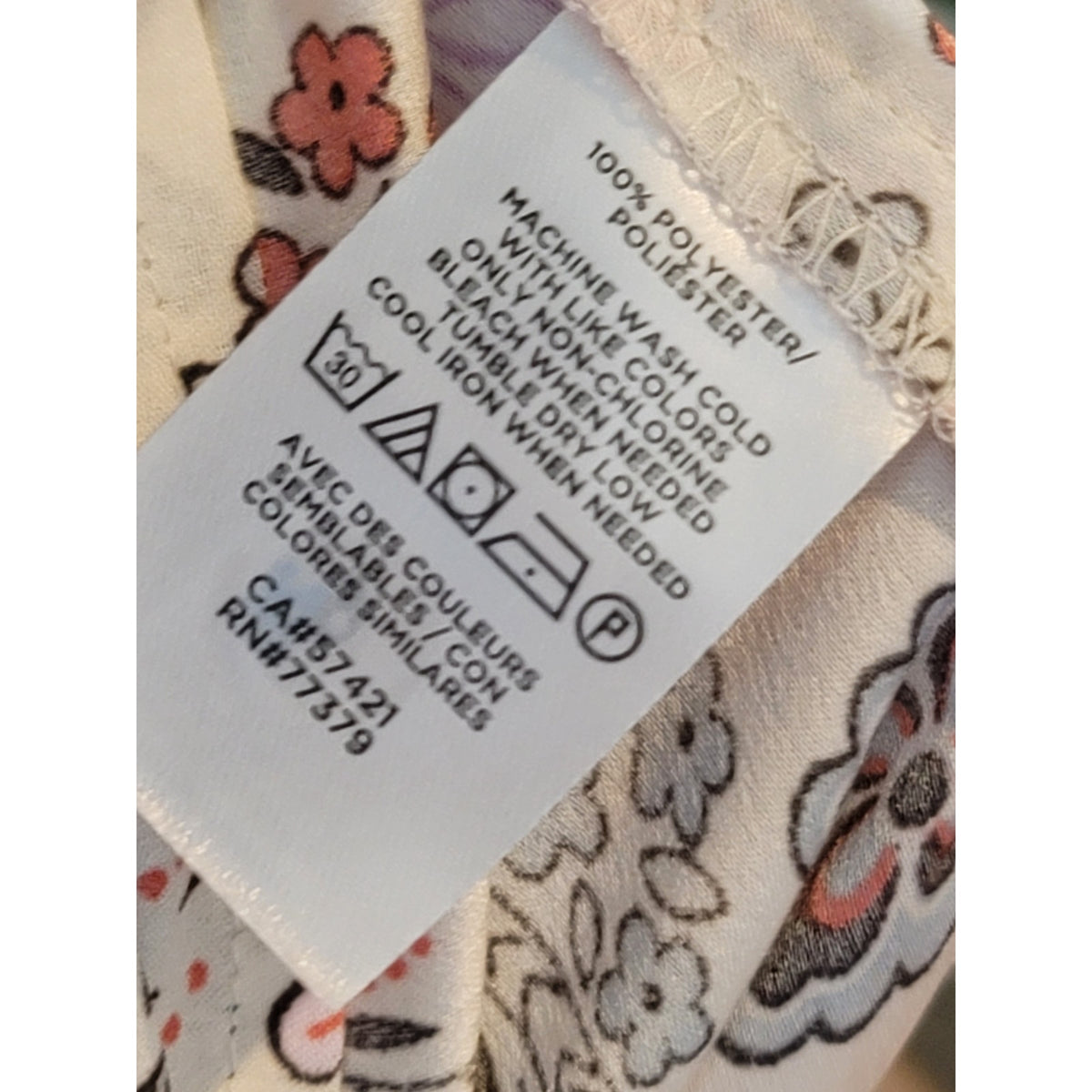 Ann Taylor Blouse Top Women's Large Beige Floral Halter Neck Keyhole Back