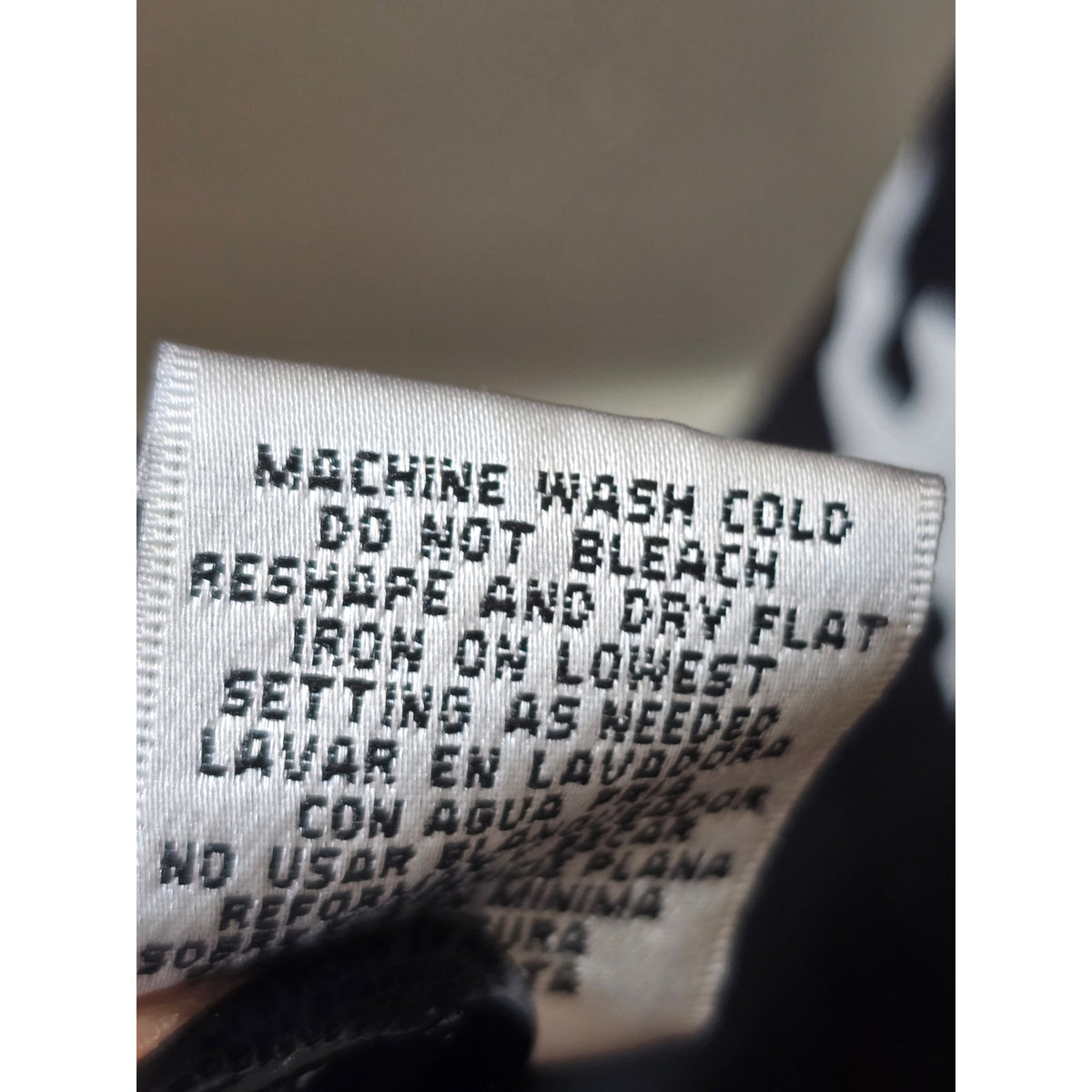 Madison Leigh A-Line Dress Women's Size 18W Black/White Scoop Neck Sleeveless