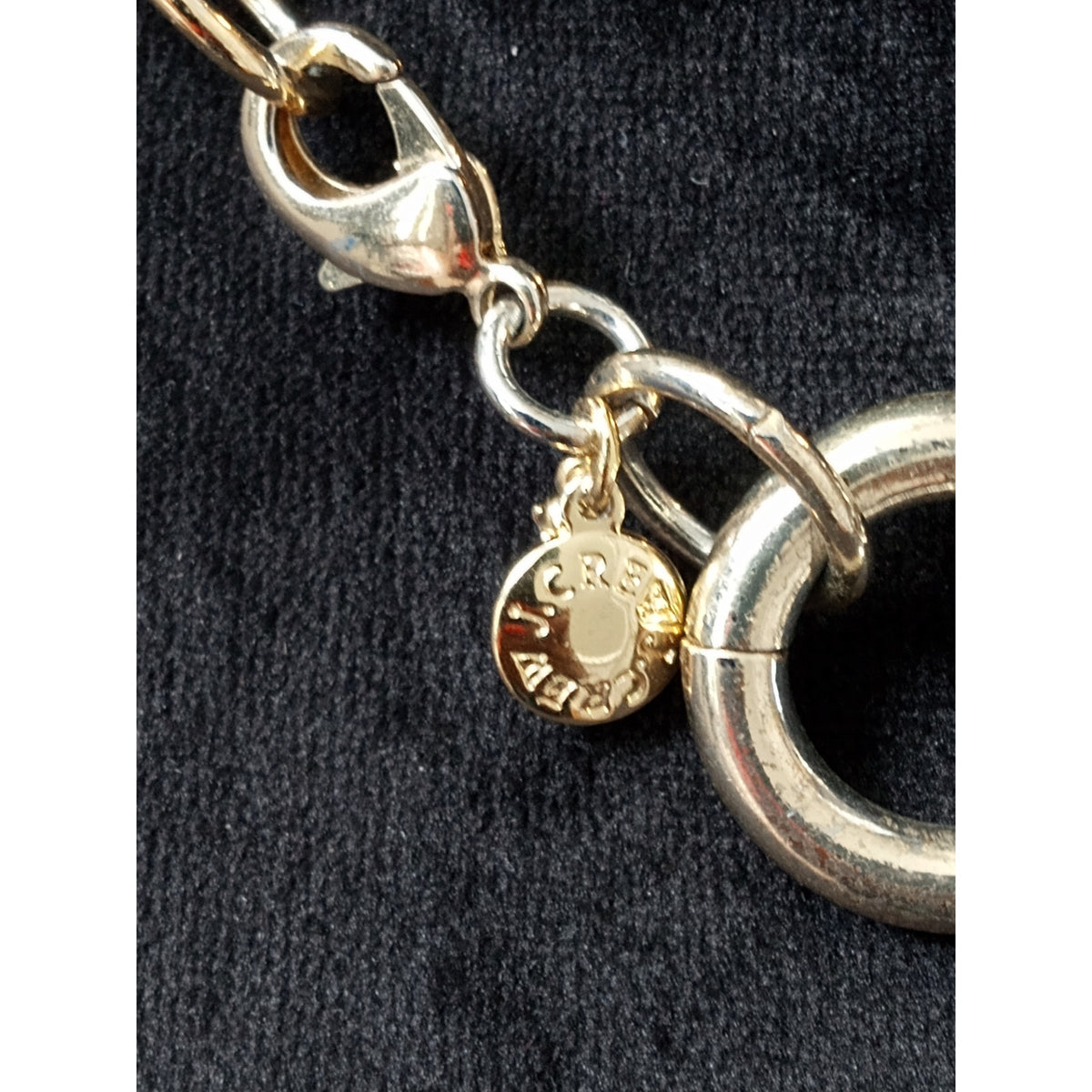 J.Crew Gold Tone Chunky Link Chain Statement Necklace Toggle Clasp