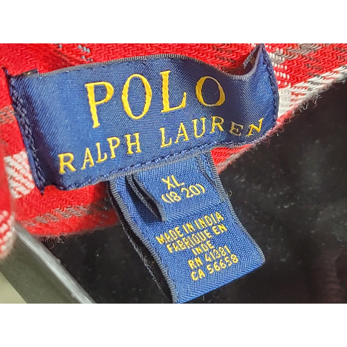 Polo Ralph Lauren Button-Down Shirt Men's X-Large Red 100% Cotton Chest Pocket