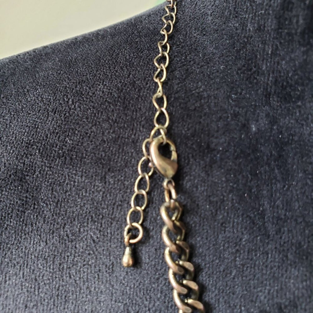 Womens Fashion Clear Teardrop Crystal Necklace Jewelry with Lobster Clasp